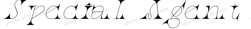 Special Agent Itali字体转换